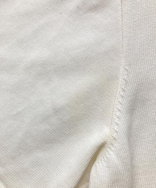 LOUIS VUITTON（ルイ ヴィトン）LOUIS VUITTON (ルイ ヴィトン) シグネチャーショートスリーブクルーネックニット ホワイト サイズ:Mの古着・服飾アイテム