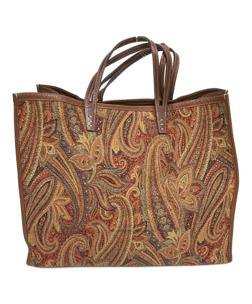 A VACATION（ア ヴァケーション）A VACATION (ア ヴァケーション) CLUB トートバッグ ブラウンの古着・服飾アイテム