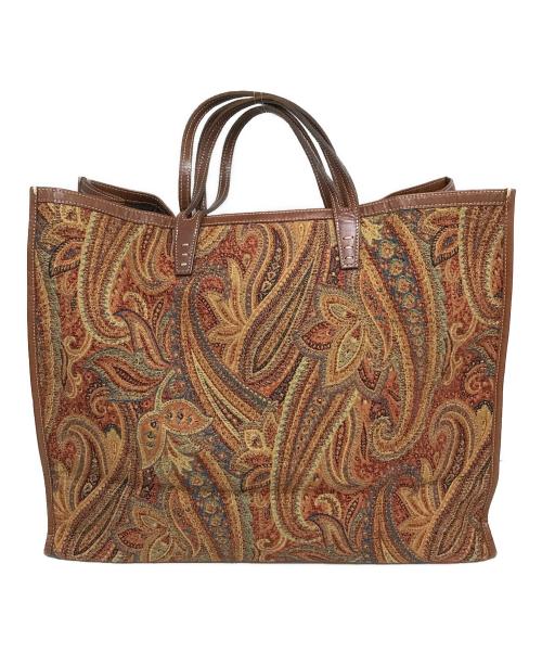 A VACATION（ア ヴァケーション）A VACATION (ア ヴァケーション) CLUB トートバッグ ブラウンの古着・服飾アイテム