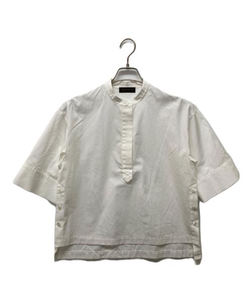 TOMORROW LAND collection（トゥモローランドコレクション）TOMORROW LAND collection (トゥモローランドコレクション) コットントロピカル サイドスリットブラウス ホワイト サイズ:36の古着・服飾アイテム