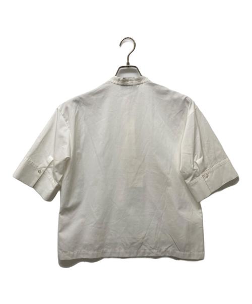 TOMORROW LAND collection（トゥモローランドコレクション）TOMORROW LAND collection (トゥモローランドコレクション) コットントロピカル サイドスリットブラウス ホワイト サイズ:36の古着・服飾アイテム