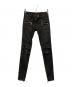 BALMAIN（バルマン）の古着「バイカーデニム」｜ブラック