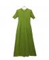 UN3D.（アンスリード）の古着「レーヨン混ニットワンピース」｜グリーン