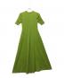 UN3D. (アンスリード) レーヨン混ニットワンピース グリーン サイズ:	SIZE 38：7000円