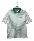 SUPREMEシュプリーム）の古着「MELVINS STRIPE POLO」｜ホワイト