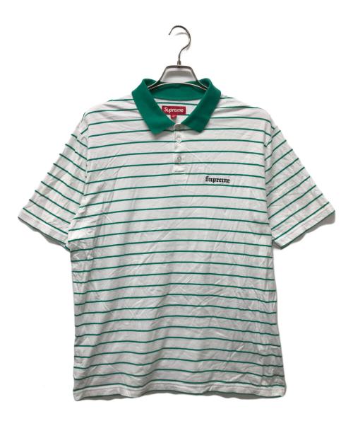 SUPREME（シュプリーム）Supreme (シュプリーム) MELVINS STRIPE POLO ホワイト サイズ:Mの古着・服飾アイテム