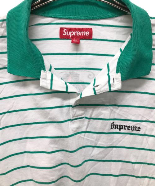 SUPREME（シュプリーム）Supreme (シュプリーム) MELVINS STRIPE POLO ホワイト サイズ:Mの古着・服飾アイテム