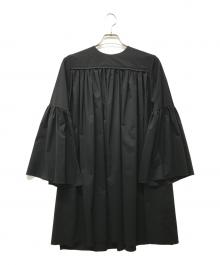 Whim Gazette（ウィムガゼット）の古着「タフタギャザーチュニック」｜ブラック