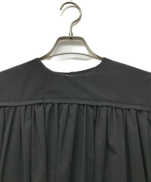 Whim Gazette（ウィムガゼット）Whim Gazette (ウィムガゼット) タフタギャザーチュニック ブラック サイズ:	SIZE Freeの古着・服飾アイテム