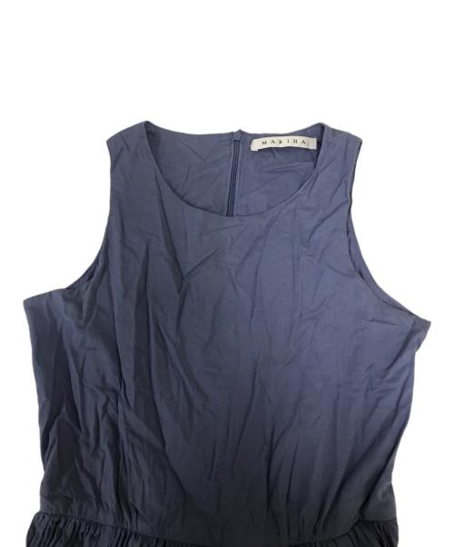 MARIHA（マリハ）MARIHA (マリハ) ノースリーブワンピース パープル サイズ:36の古着・服飾アイテム