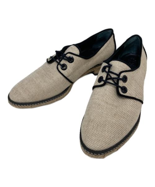 TORY BURCH（トリーバーチ）TORY BURCH (トリーバーチ) ラフィアソールドレスシューズ ベージュ サイズ:8Mの古着・服飾アイテム