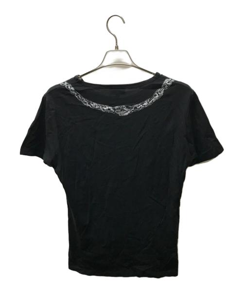 Vivienne Westwood man（ヴィヴィアン ウェストウッド マン）Vivienne Westwood man (ヴィヴィアン ウェストウッド マン) デッサン オーブカデナチェーン プリントTシャツ ブラック サイズ:50の古着・服飾アイテム