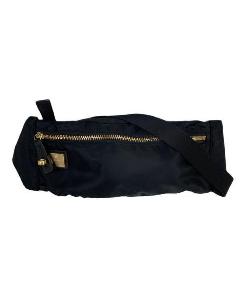 ORSETTO（オルセット）ORSETTO (オルセット) ナイロンボディーバッグ ブラックの古着・服飾アイテム