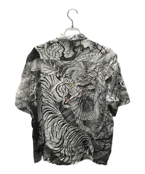 WACKO MARIA（ワコマリア）WACKO MARIA (ワコマリア) TIM LEHI (ティム リーハイ) コラボアロハシャツ グレー サイズ:Lの古着・服飾アイテム