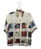 WACKO MARIA×DAVIDE SORRENTIワコマリア×ダヴィデ・ソレンティ）の古着「コラボ ダビデ・ソレンティ ハワイアンシャツ」｜ホワイト