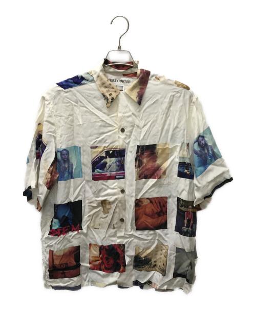 WACKO MARIA（ワコマリア）WACKO MARIA (ワコマリア) DAVIDE SORRENTI (ダヴィデ・ソレンティ) コラボ ダビデ・ソレンティ ハワイアンシャツ ホワイト サイズ:Lの古着・服飾アイテム