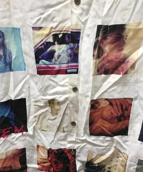 WACKO MARIA（ワコマリア）WACKO MARIA (ワコマリア) DAVIDE SORRENTI (ダヴィデ・ソレンティ) コラボ ダビデ・ソレンティ ハワイアンシャツ ホワイト サイズ:Lの古着・服飾アイテム