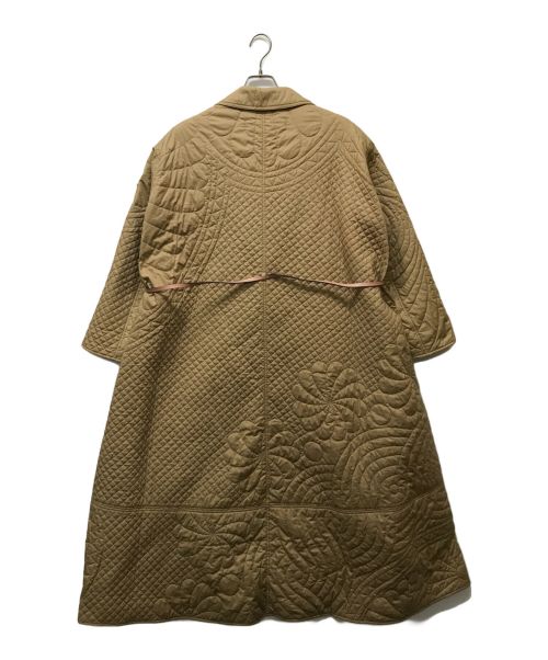 MONCLER（モンクレール）MONCLER　 (モンクレール) J.W.ANDERSON (ジェイダブリューアンダーソン) PENBRYN QUILTED COTTON LONG COAT ベージュ サイズ:1の古着・服飾アイテム