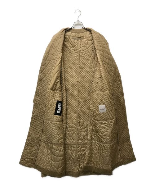MONCLER（モンクレール）MONCLER　 (モンクレール) J.W.ANDERSON (ジェイダブリューアンダーソン) PENBRYN QUILTED COTTON LONG COAT ベージュ サイズ:1の古着・服飾アイテム