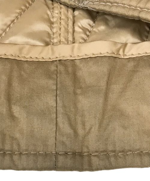 MONCLER（モンクレール）MONCLER　 (モンクレール) J.W.ANDERSON (ジェイダブリューアンダーソン) PENBRYN QUILTED COTTON LONG COAT ベージュ サイズ:1の古着・服飾アイテム