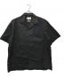 YOKOSAKAMOTO（ヨウコサカモト）の古着「オープンカラーシャツ」｜ブラック