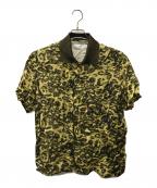 TOGA VIRILISトーガ ビリリース）の古着「INNER PRINT S/S SHIRT」｜ベージュ