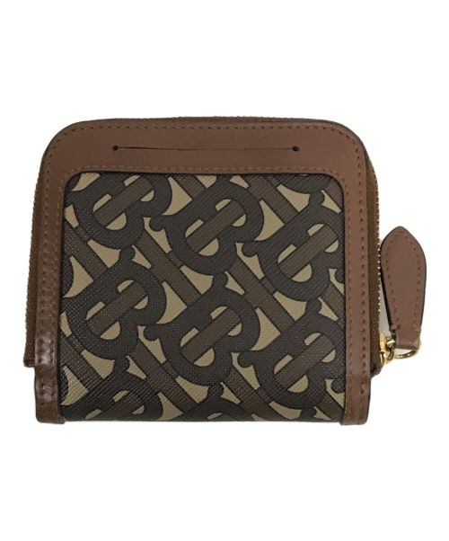 BURBERRY（バーバリー）BURBERRY (バーバリー) TBモノグラム 2つ折り財布 ブラウン サイズ:なしの古着・服飾アイテム