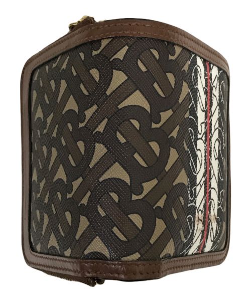 BURBERRY（バーバリー）BURBERRY (バーバリー) TBモノグラム 2つ折り財布 ブラウン サイズ:なしの古着・服飾アイテム