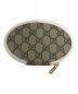 GUCCI (グッチ) GGスプリーム ホースビット 1955コインケース ホワイト×ベージュ：19000円