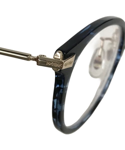 OLIVER PEOPLES（オリバーピープルズ）OLIVER PEOPLES (オリバーピープルズ) 伊達眼鏡 ブルー サイズ:47□24-145の古着・服飾アイテム