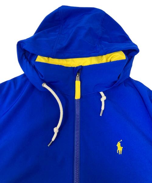 POLO RALPH LAUREN（ポロ・ラルフローレン）POLO RALPH LAUREN (ポロ・ラルフローレン) カラーブロックアノラックパーカー ブルー×レッド サイズ:Ｌの古着・服飾アイテム