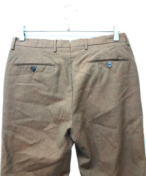 PT TORINO（ピーティートリノ）PT TORINO (ピーティートリノ) ウールスラックス ブラウン サイズ:SIZE 46の古着・服飾アイテム