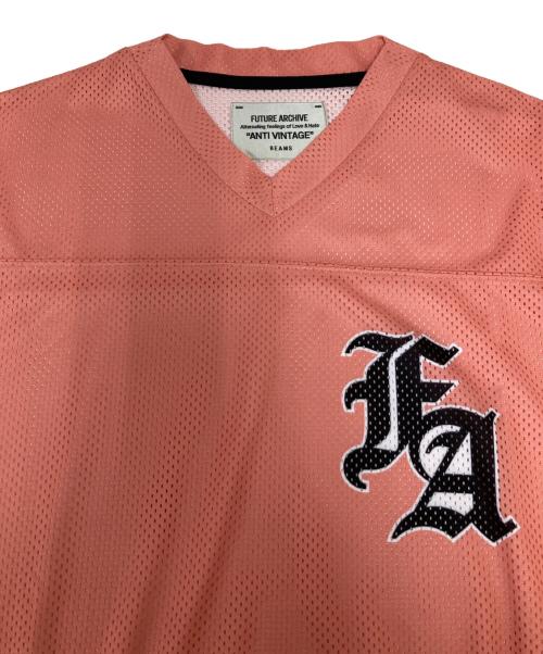 FUTURE ARCHIVE BEAMS（フューチャーアーカイブビームス）FUTURE ARCHIVE BEAMS (フューチャーアーカイブビームス) ゲームシャツ オレンジ サイズ:Ｓの古着・服飾アイテム