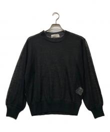 DEPAREILLE（デパリエ）の古着「シアーニット」｜ブラック