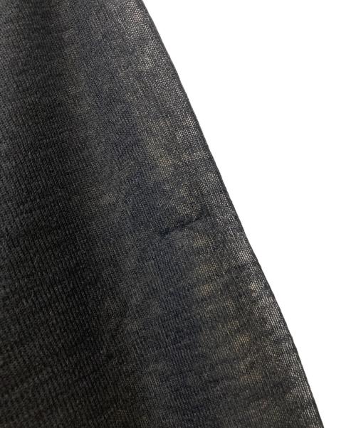 DEPAREILLE（デパリエ）DEPAREILLE (デパリエ) シアーニット ブラック サイズ:38の古着・服飾アイテム