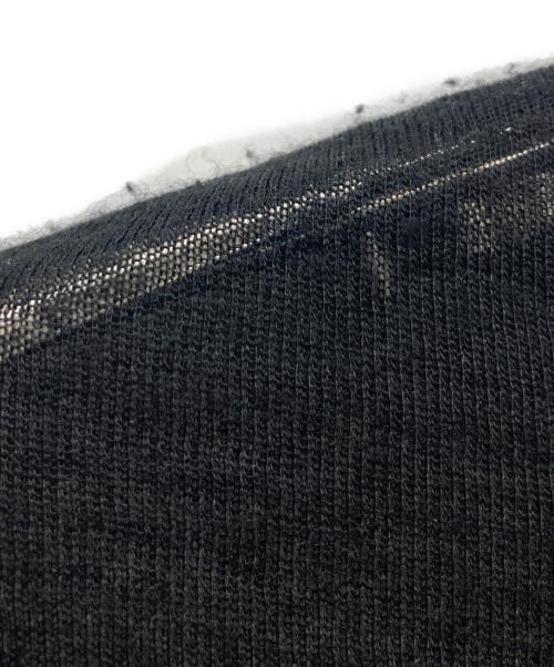 DEPAREILLE（デパリエ）DEPAREILLE (デパリエ) シアーニット ブラック サイズ:38の古着・服飾アイテム