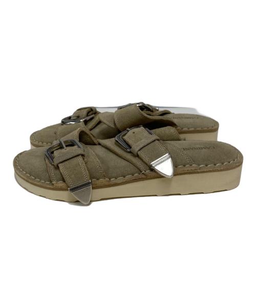 Caminando（カミナンド）Caminando (カミナンド) ダブルストラップバングル ベージュ サイズ:6の古着・服飾アイテム