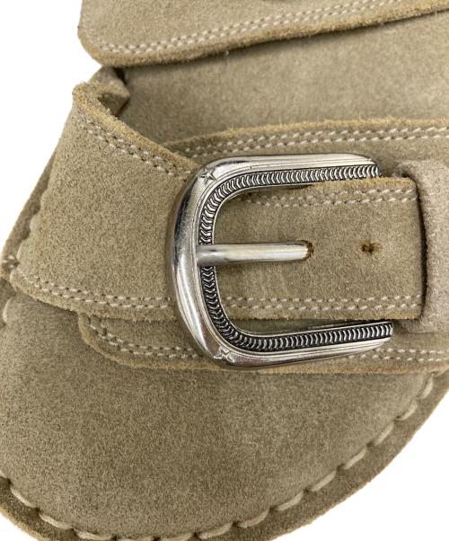 Caminando（カミナンド）Caminando (カミナンド) ダブルストラップバングル ベージュ サイズ:6の古着・服飾アイテム