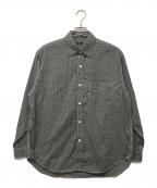 Wild Life Tailor×THOMAS MASONワイルドライフテイラー×トーマスメイソン）の古着「チェックレギュラーカラーシャツ」｜ブラック