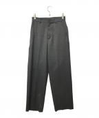 apartment Threeアパートメントスリー）の古着「クラシックテーラードストライプトラウザー」｜グレー