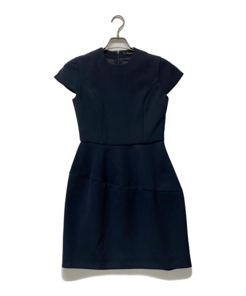YOKO CHAN（ヨーコチャン）YOKO CHAN (ヨーコチャン) ノースリーブワンピース ネイビー サイズ:36の古着・服飾アイテム