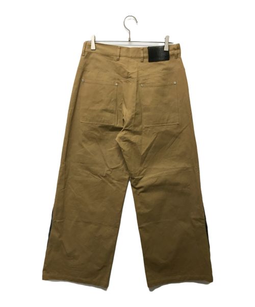 PARANOID（パラノイド）PARANOID (パラノイド) チェック切替ワイドパンツ ブラウン サイズ:SIZE Mの古着・服飾アイテム