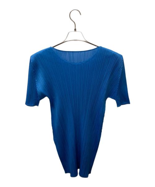 PLEATS PLEASE（プリーツプリーズ）PLEATS PLEASE (プリーツプリーズ) プリーツチュニック ブルー サイズ:2の古着・服飾アイテム