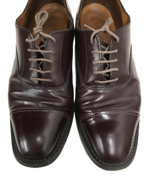 SANDERS（サンダース）SANDERS　 (サンダース) キャップトゥシューズ バーガンディー サイズ:SIZE 8Hの古着・服飾アイテム