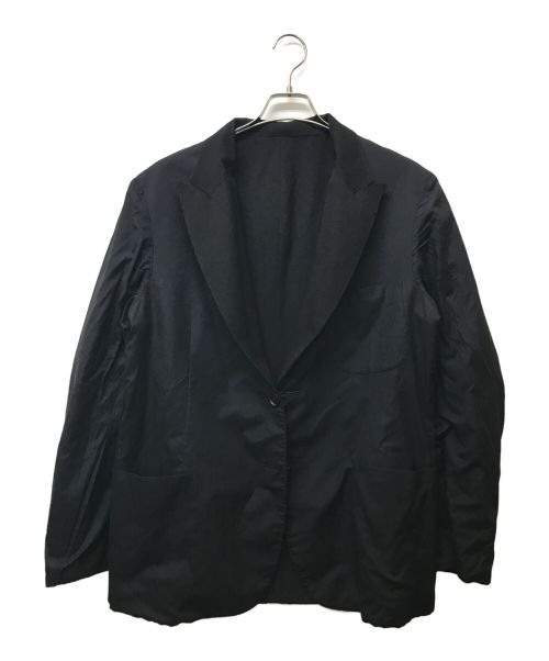 Y's for men（ワイズフォーメン）Y's for men (ワイズフォーメン) ウールギャバジンリバーシブルテーラードジャケット ブラック サイズ:SIZE 4の古着・服飾アイテム