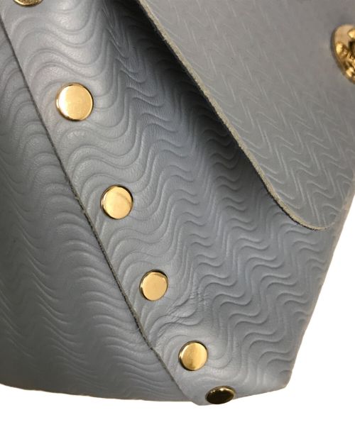 zanellato（ザネラート）ZANELLATO (ザネラート) POSTINA S CACHEMIRE BLANDINE バッグ スカイブルーの古着・服飾アイテム