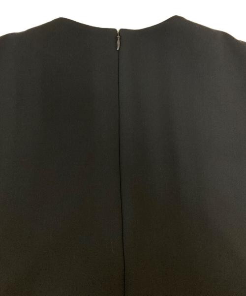 YOKO CHAN（ヨーコチャン）YOKO CHAN (ヨーコチャン) フェイクパールワンピース ダークネイビー サイズ:38の古着・服飾アイテム