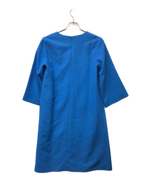 ADORE（アドーア）ADORE (アドーア) キーネックワンピース ブルー サイズ:SIZE 36の古着・服飾アイテム
