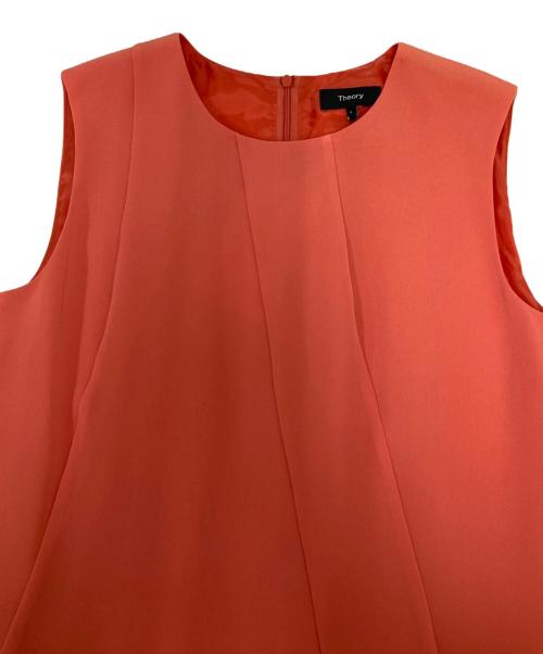 theory（セオリー）theory (セオリー) ノースリーブワンピース オレンジ サイズ:4 未使用品の古着・服飾アイテム