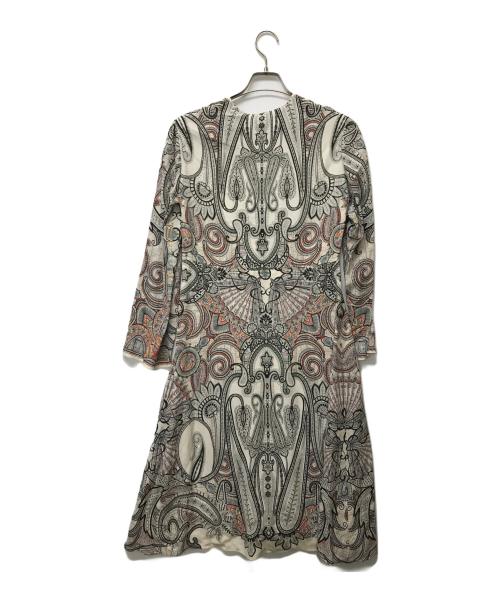 ETRO（エトロ）ETRO (エトロ) 総シルクペイズリーワンピース ベージュ サイズ:SIZE 42の古着・服飾アイテム